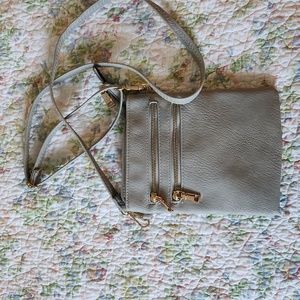 Grey crossbows purse